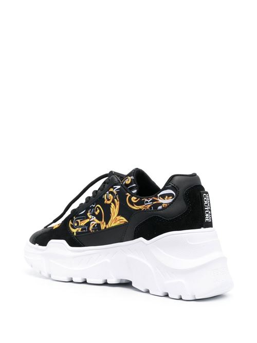 Sneakers speedtrack baroque nera Versace jeans Couture | 74VA3SC7ZP231G89